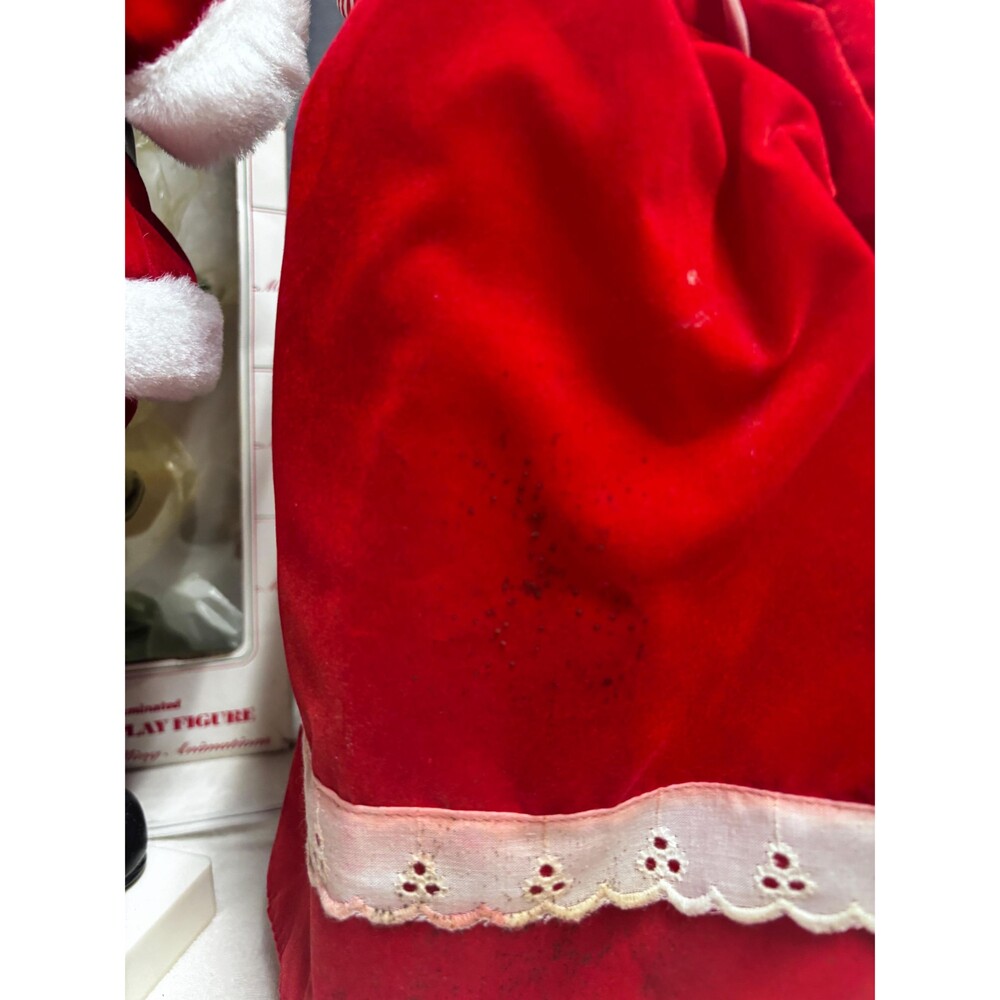 Vintage Telco Motionettes Santa and Mrs Claus Animated Lighted Figures Boxes - Picture 16 of 16